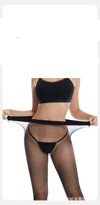 Collants résille en nylon pour femmes