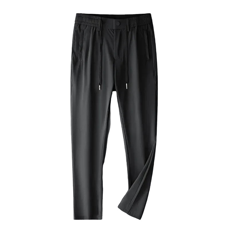 Pantalon décontracté à fermeture éclair pour hommes