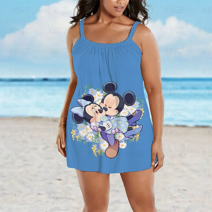 Robes d'été à bretelles Disney pour femmes