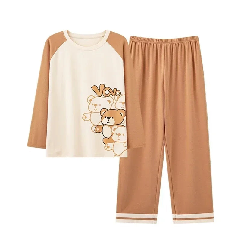 Ensemble pyjamas grande taille en coton pour hommes