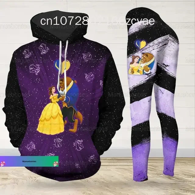 Ensemble sweat à capuche et Leggings Ariel Duck pour femme