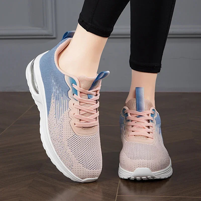 Basket respirantes à fond plat pour femmes