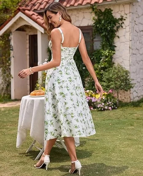 Robe longue sans manches pour femmes