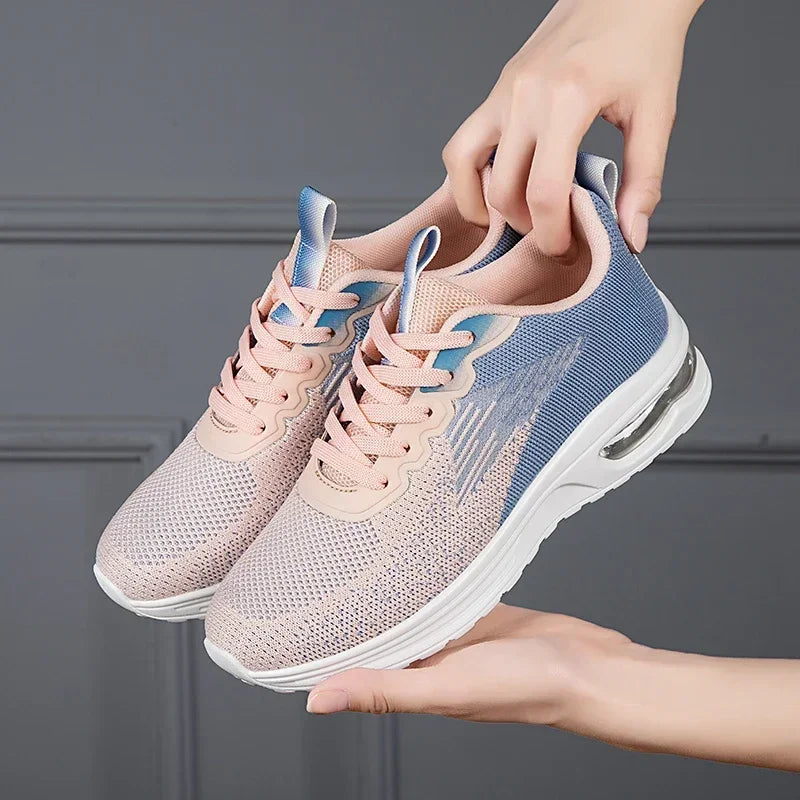 Basket respirantes à fond plat pour femmes