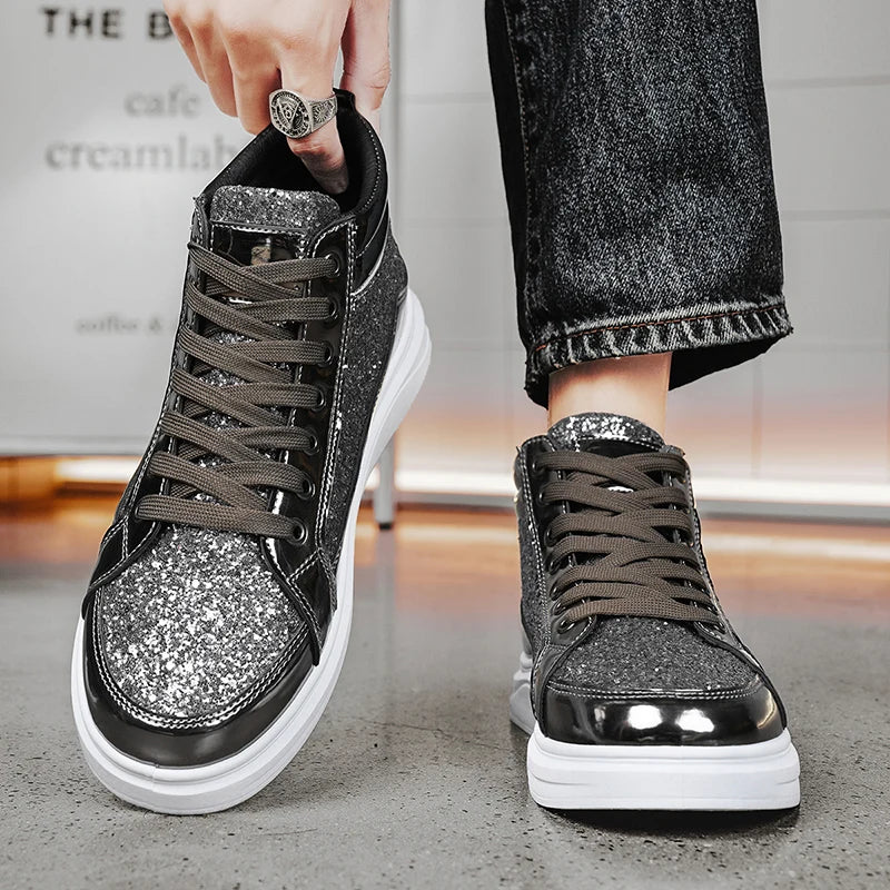 Chaussures en cuir décontractées pour hommes