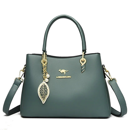 Sac fourre-tout en cuir de luxe pour femmes