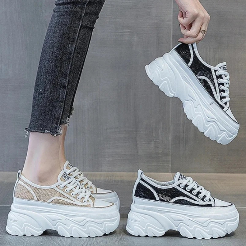 Baskets à fermeture à lacets pour femmes