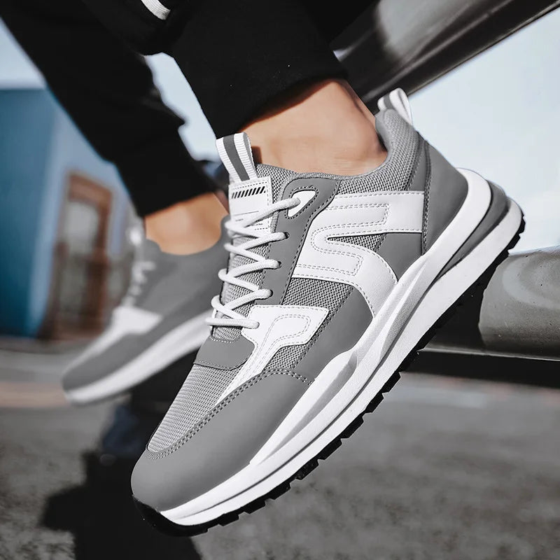 Baskets de marche légères en maille pour hommes