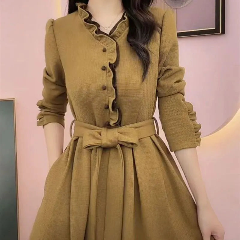 Robe de Soirée à Manches pour Femme