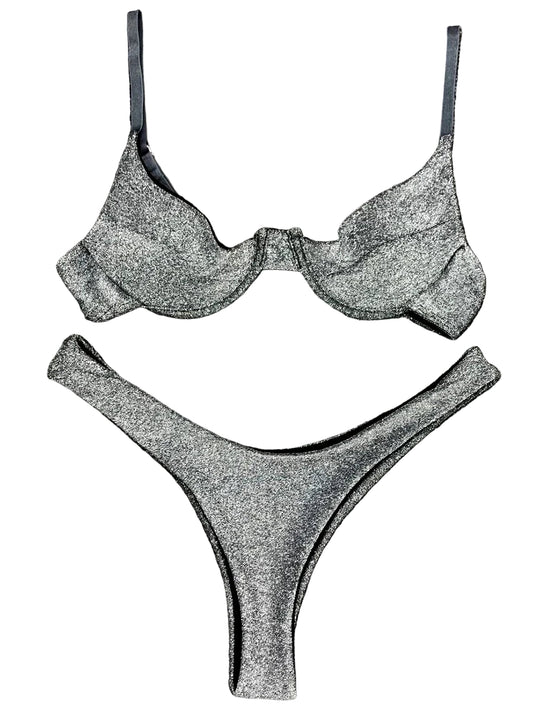 Maillot de bain deux pièces à armatures pour femmes