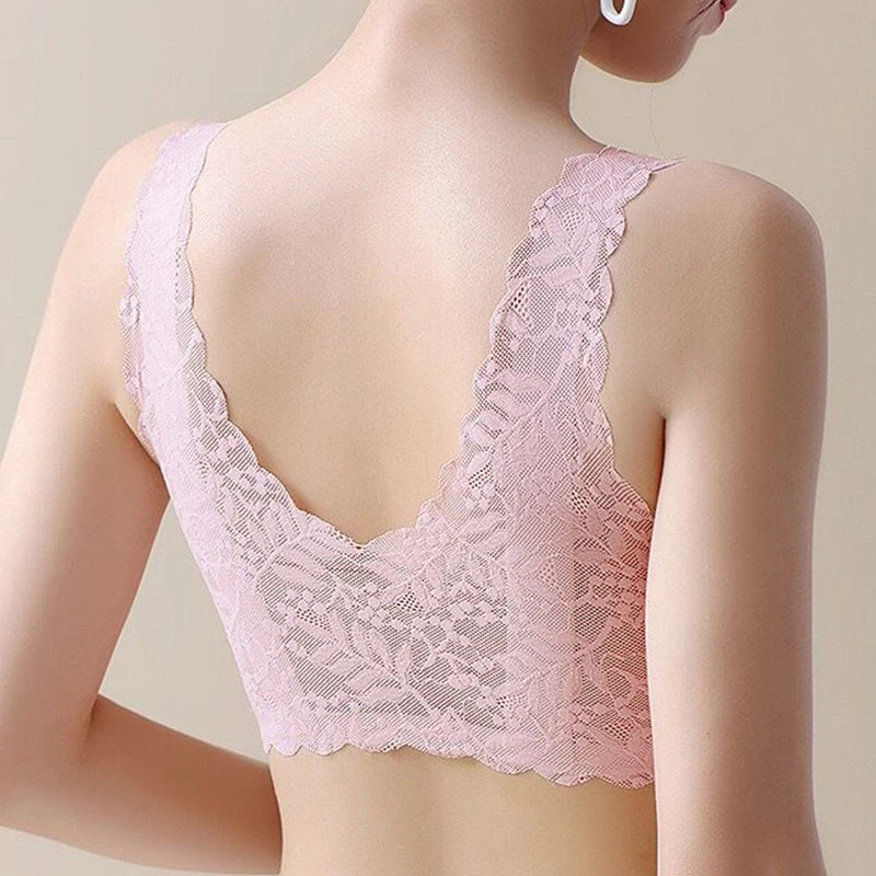 Soutien-gorge de sport sans bretelles, avec résistance aux chocs réglable pour femmes