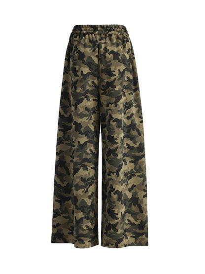 Pantalon camouflage vintage pour femmes