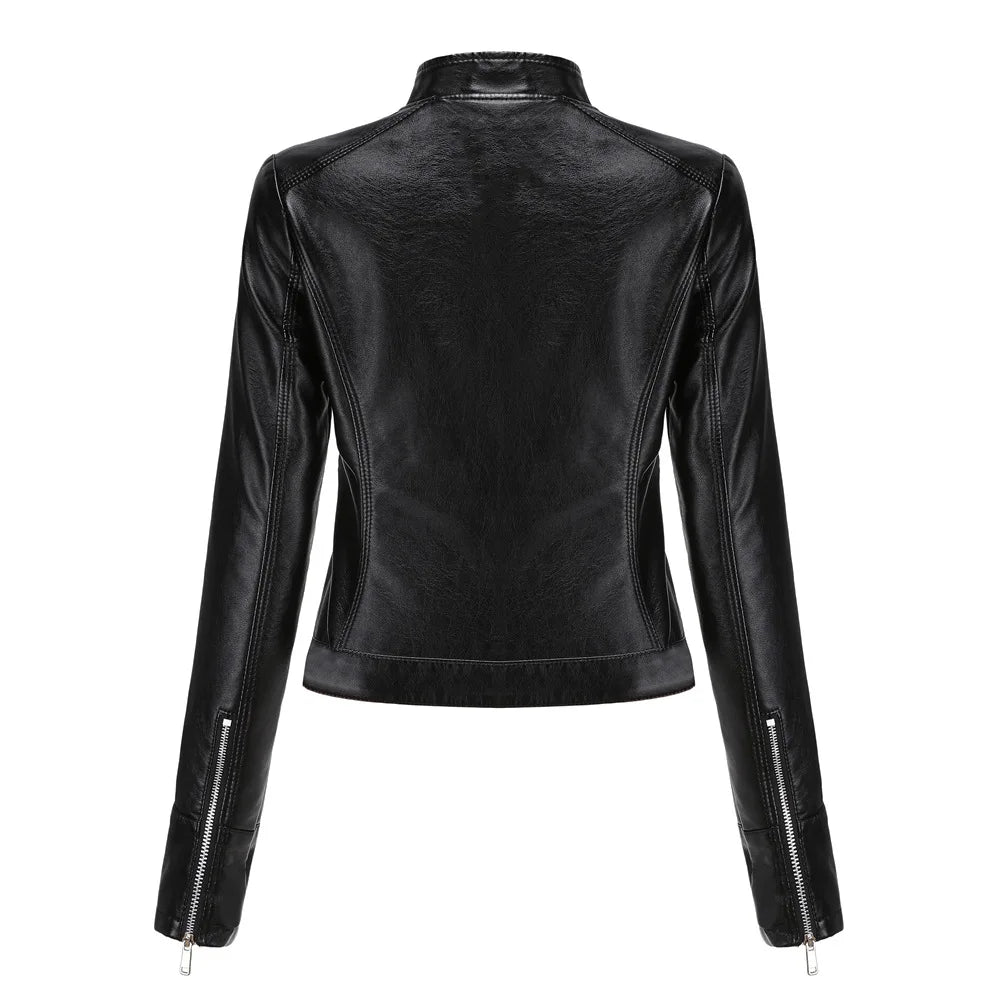 Veste en Faux cuir femme