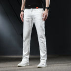 Jeans slim blancs pour hommes