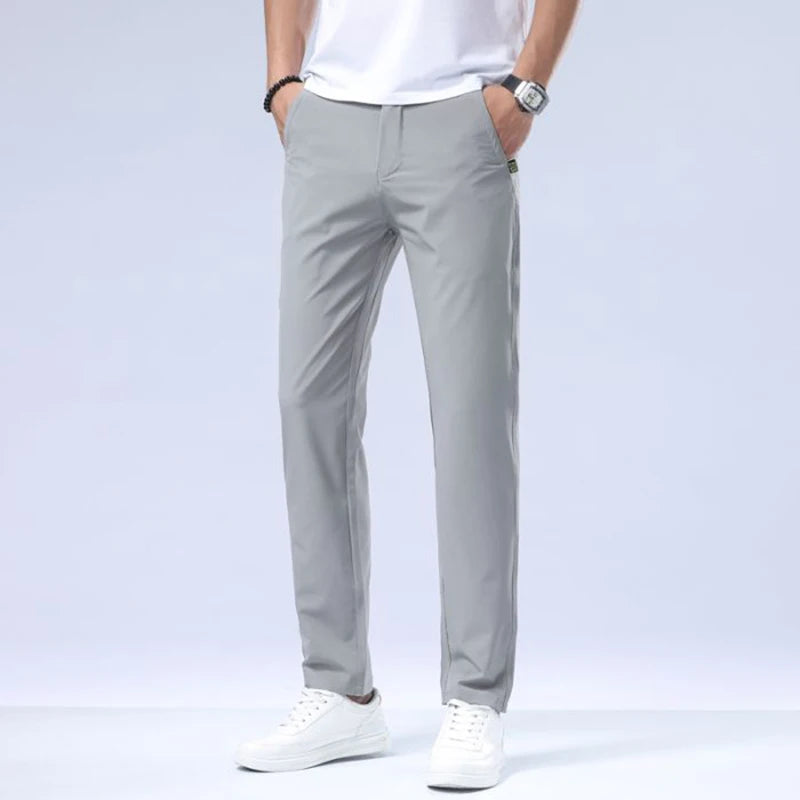 Pantalon en soie glacée pour hommes