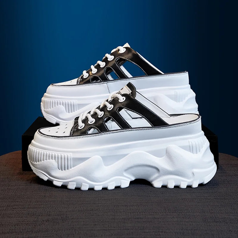 Basket à semelles épaisses, cordon de serrage pour femmes