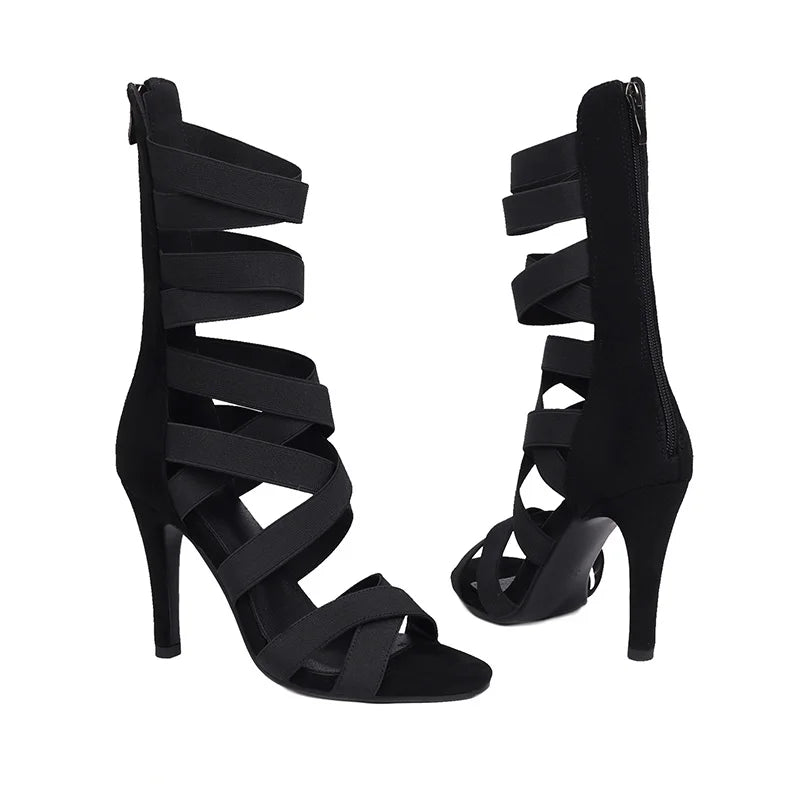 Bottines en maille pour femmes