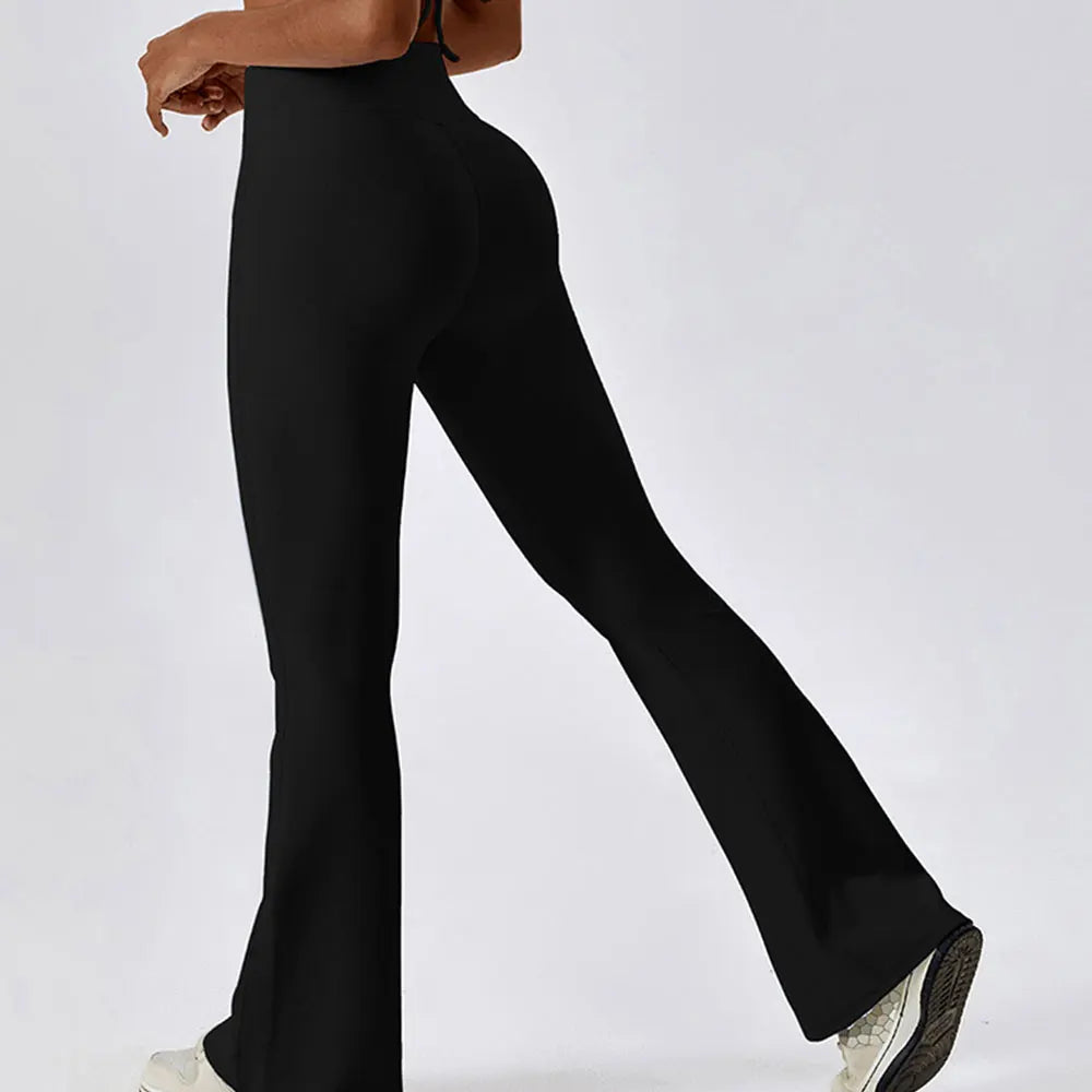 Pantalon de Yoga taille croisée pour femmes