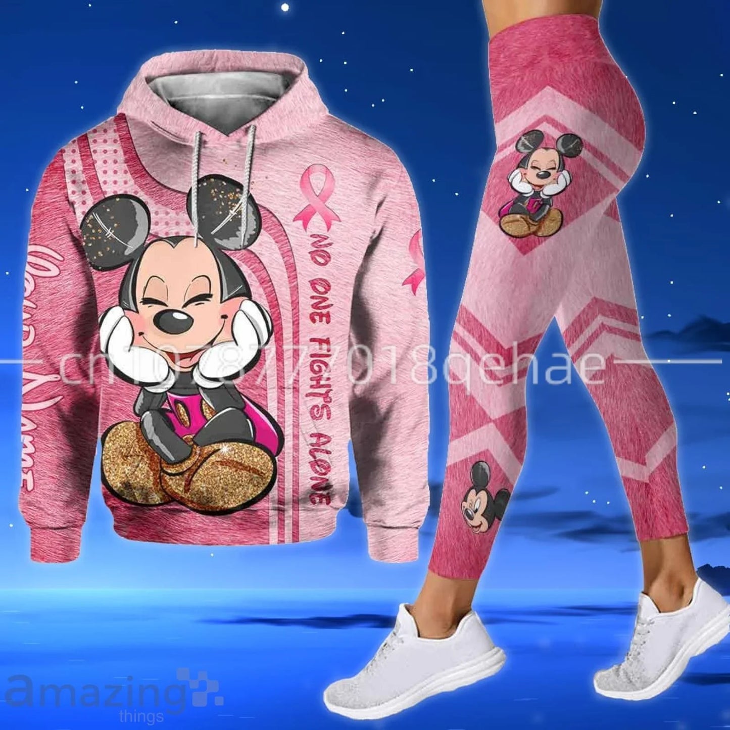 Ensemble sweat à capuche et Leggings Disney  Minnie pour femme