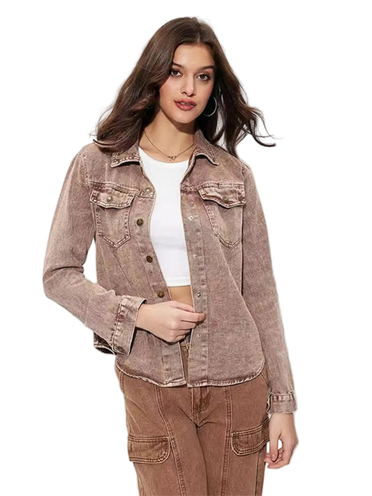 Veste en jean vintage pour femmes