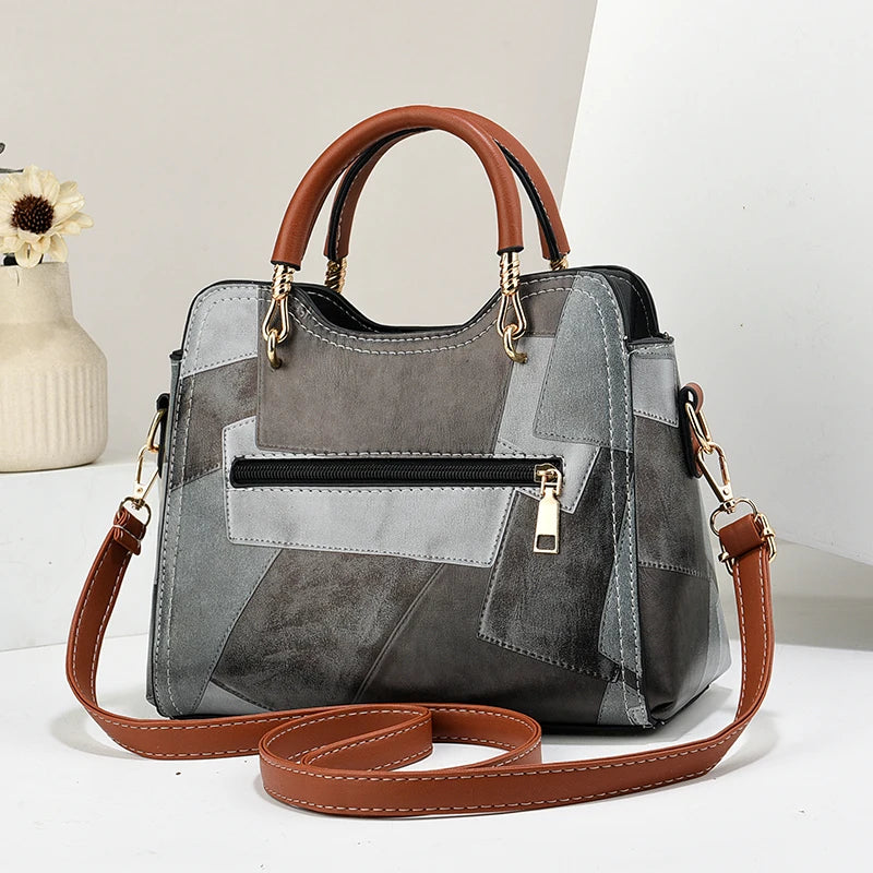 Sac à main en cuir PU pour femme