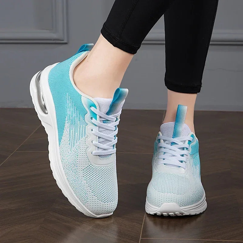 Basket respirantes à fond plat pour femmes