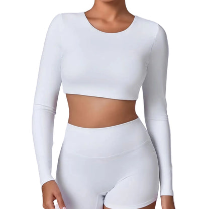 Hauts courts de Yoga pour femmes