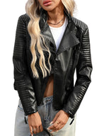 Veste en simili cuir  pour femmes