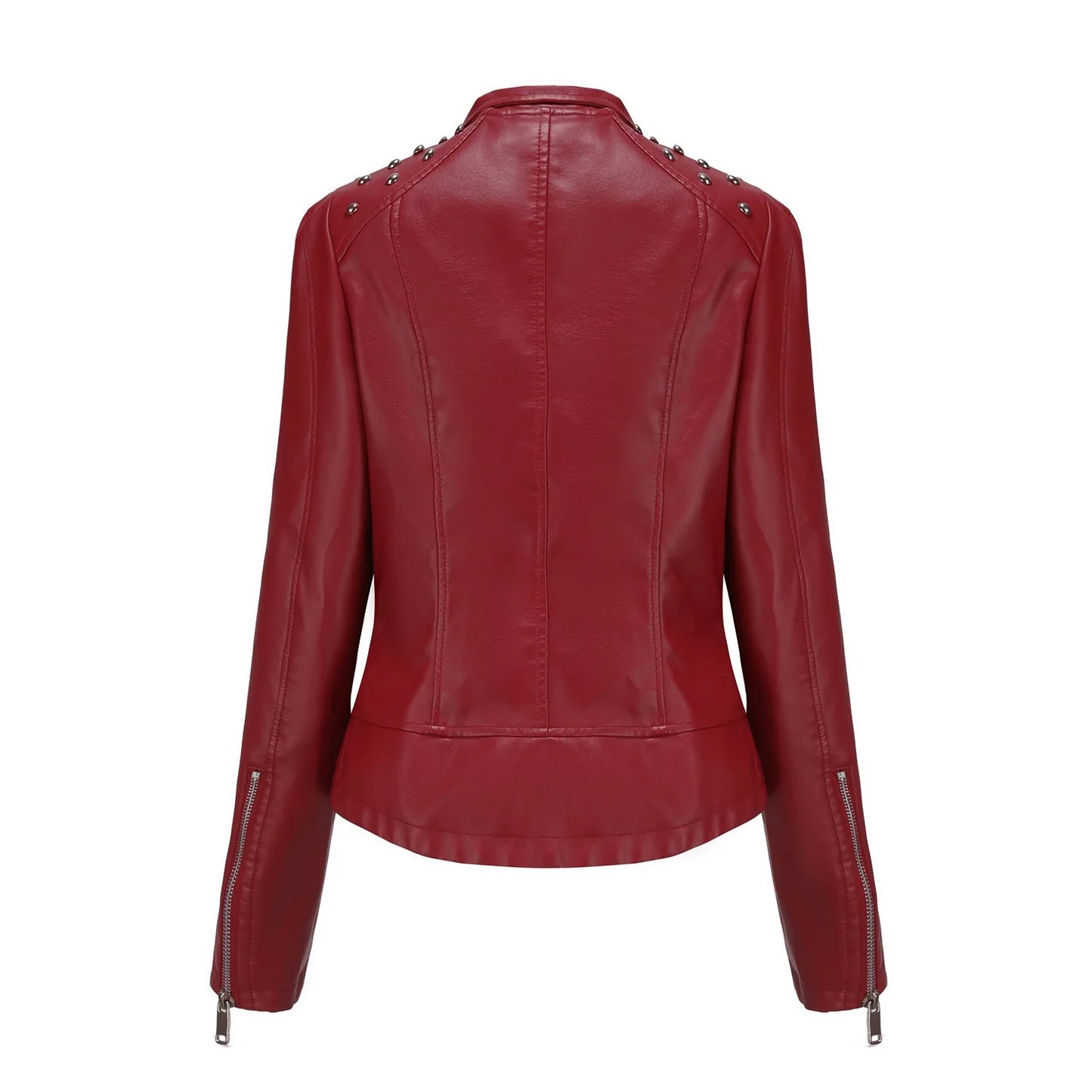 Veste en cuir Punk Rivet pour femme