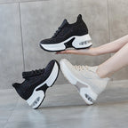 Baskets Air Mesh respirantes à l'offre elles compensées 8cm pour femmes