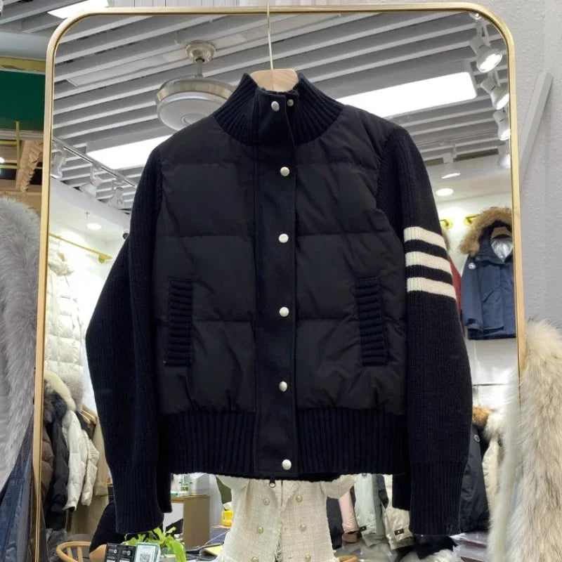 Doudoune blanche chaude pour femme