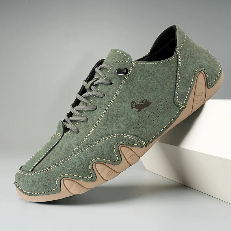 Chaussures de sport décontractées en cuir pour hommes