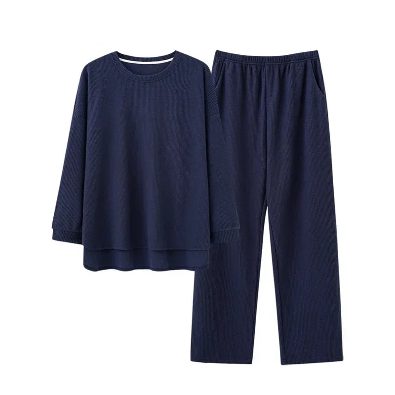 Ensemble pyjamas grande taille en coton pour hommes