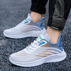 Baskets tendance en maille pour hommes