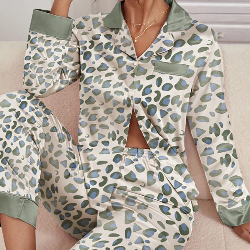 Ensemble pyjama en soie pour femmes