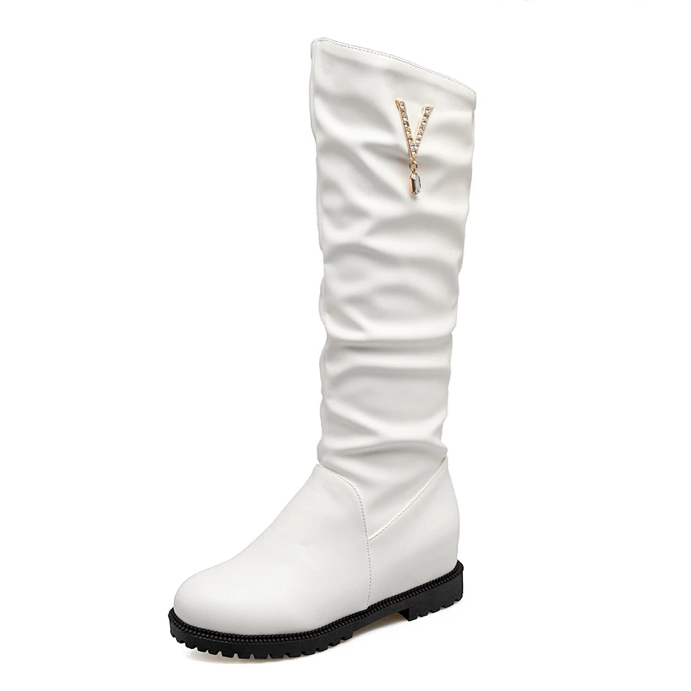 Bottes hautes au genou pour femmes