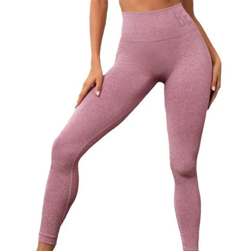 Leggings amincissants de couleur unie pour femmes