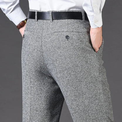 Pantalon de costume en cachemire pour hommes