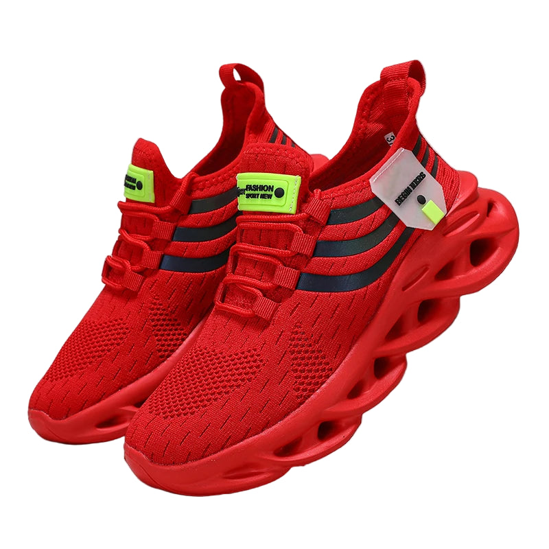 Baskets de course en maille pour hommes et femmes