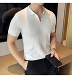 Polo rayé pour hommes