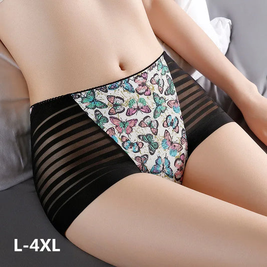 Lingerie Sexy pour femmes, culotte avec imprimé sans couture