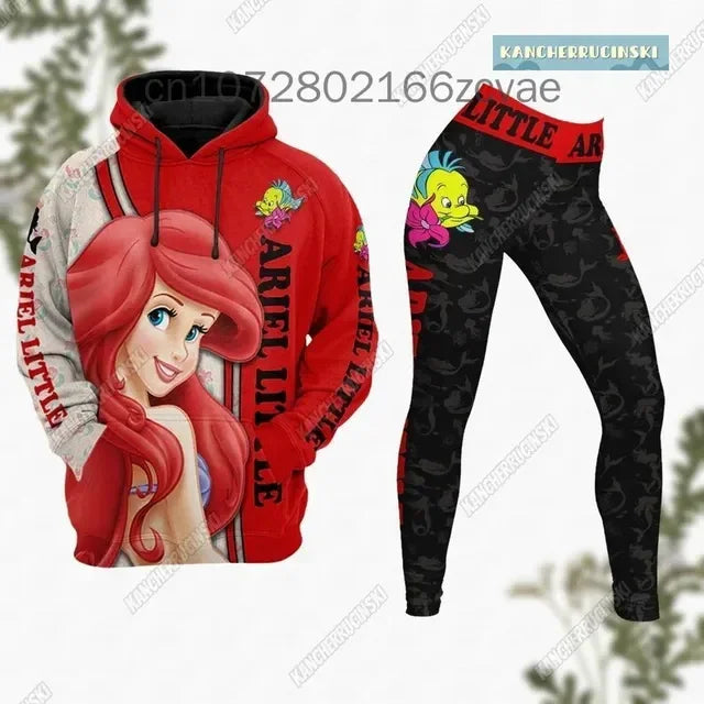 Ensemble sweat à capuche et Leggings Ariel Duck pour femme