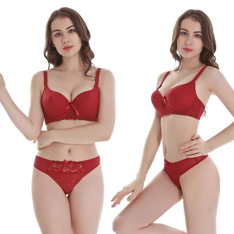 Ensemble de sous-vêtements push-up sans couture pour femmes