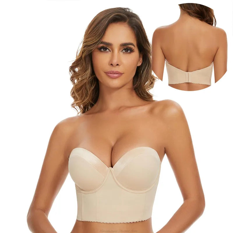 Soutien-gorge Bandeau Convertible antidérapant pour femmes