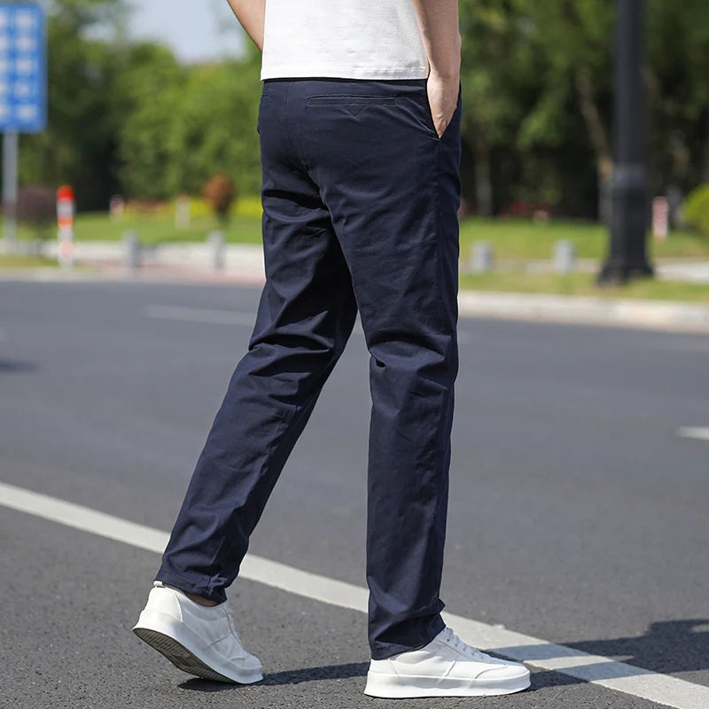 Pantalons décontractés extensibles et confortables pour hommes