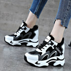 Basket respirant maille à lacets pour femme