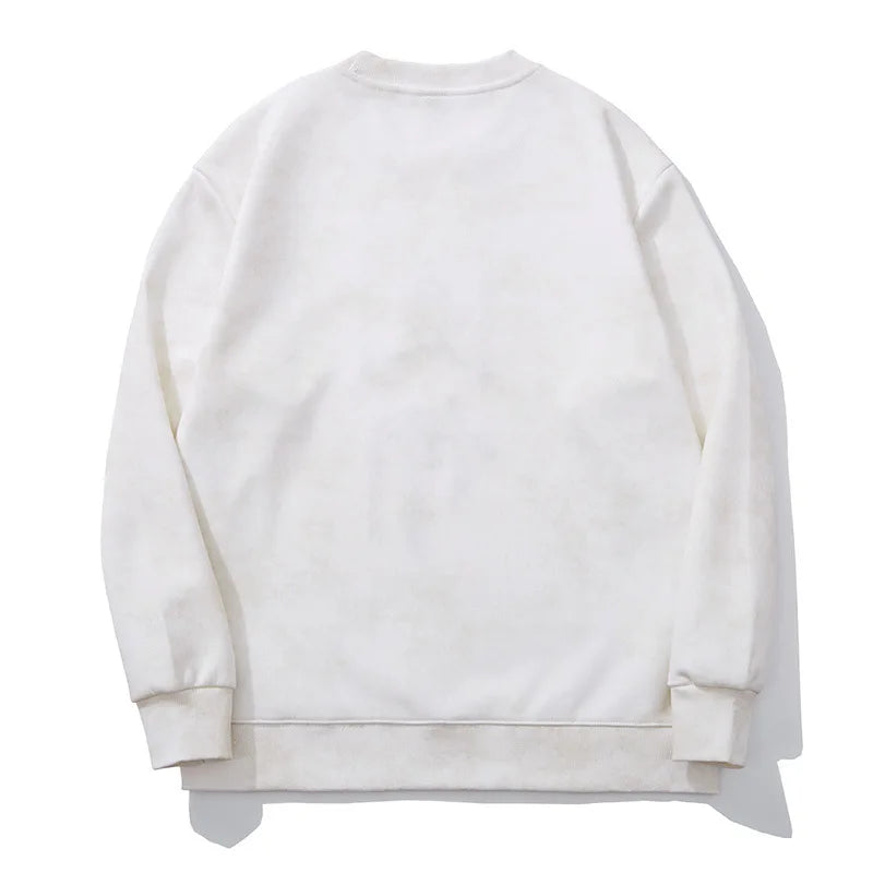 Sweat-shirt brodé de style chinois pour hommes