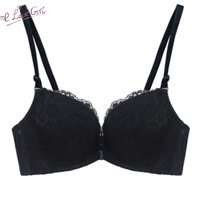 Soutien-gorge push-up en dentelle sexy sans fil pour femmes