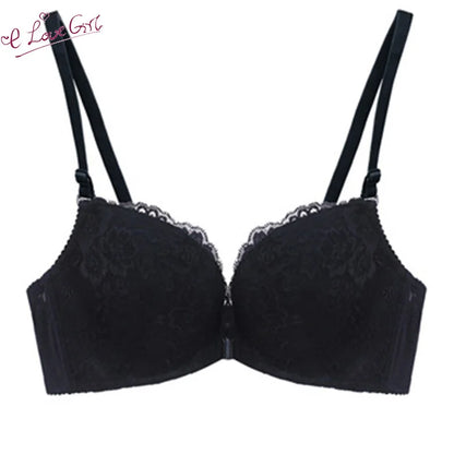 Soutien-gorge push-up en dentelle sexy sans fil pour femme