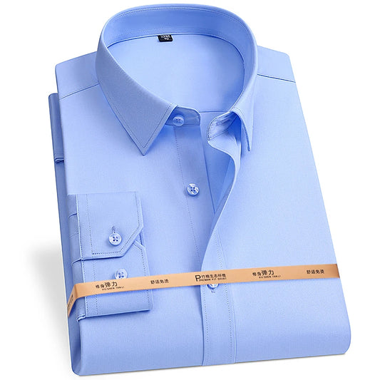 Chemise en fibre de bambou haut de gamme pour hommes